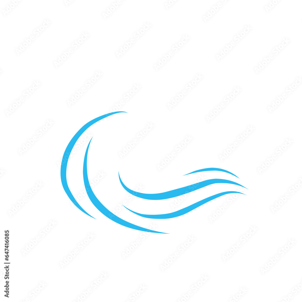 Water Wave Vector Illustration Water Wave Vector Illustration