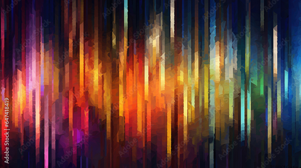 Abstract glowing graphic background. Universal use. Ai generative