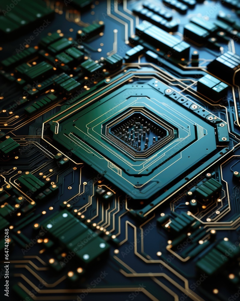 Circuit board plain texture background - stock photography