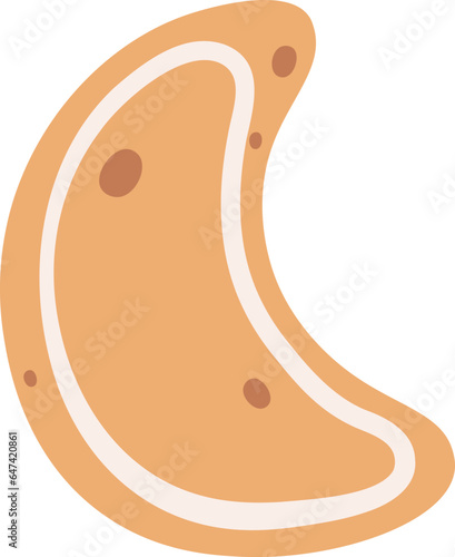 Gingerbread Moon Cookie