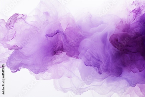 White background with purple haze. Generative AI photo