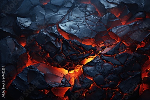 Lava plain texture background - stock photography
