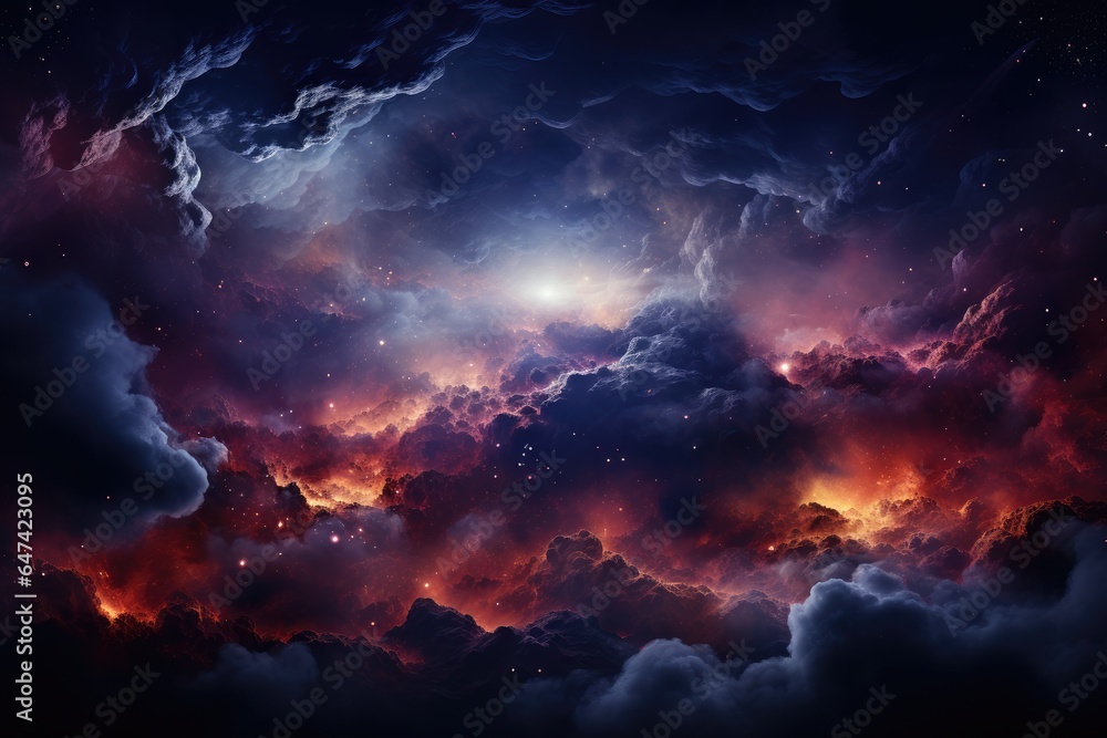 Nebula plain texture background - stock photography