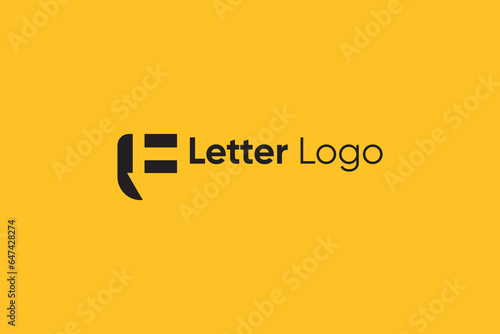 Creative F monogram Trendy Professional Logo Design