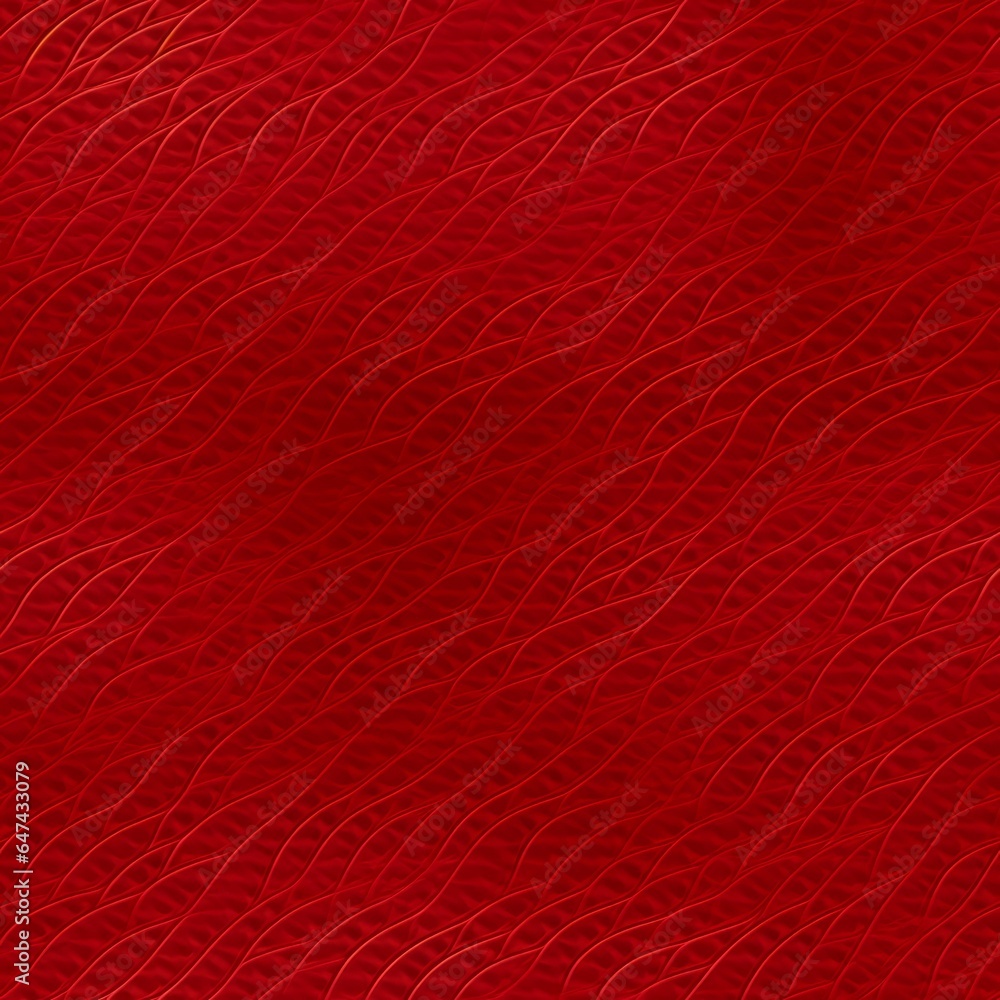 Fototapeta premium Red Creative Abstract Photorealistic Texture. Screen Wallpaper. Digiral Art. Abstract Bright Surface Square Background. Ai Generated Vibrant Texture Pattern.