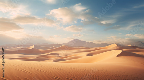 sand dunes in the desert