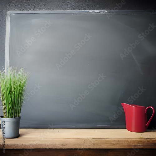 Simple and Classic Blackboard Background for Presentation and Decoration No.1
