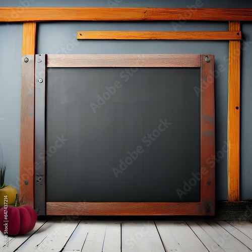 Simple and Classic Blackboard Background for Presentation and Decoration No.4