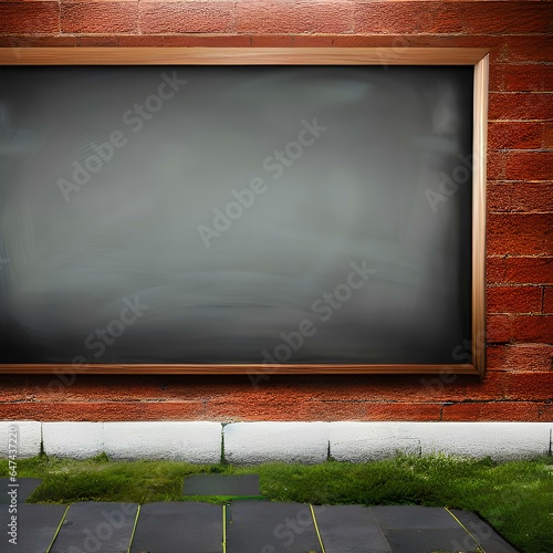 Simple and Classic Blackboard Background for Presentation and Decoration No.6
