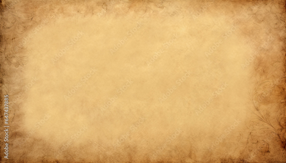 Obraz premium Blank textured parchment vellum background.