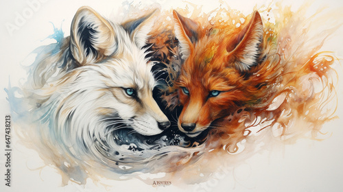 portrait of the fox