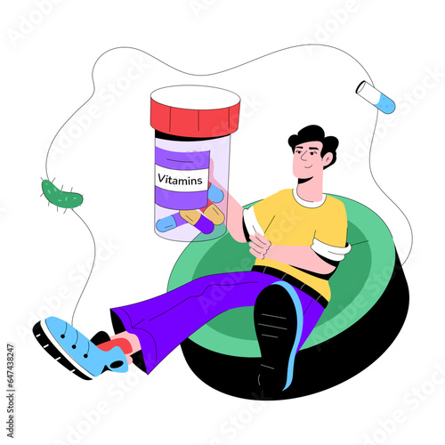 Taking Vitamins