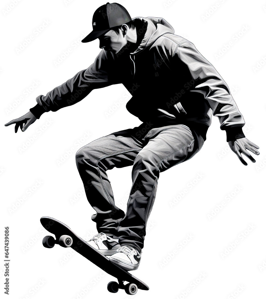 Skater doing a skate trick Skater doing a skate trick