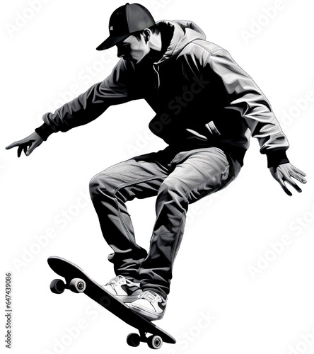 Skater doing a skate trick