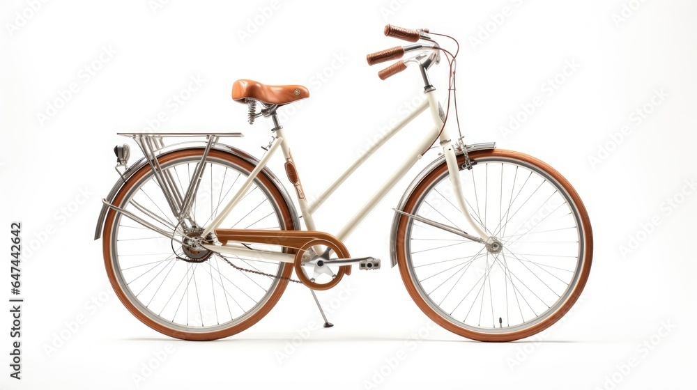 Bike on a white background.