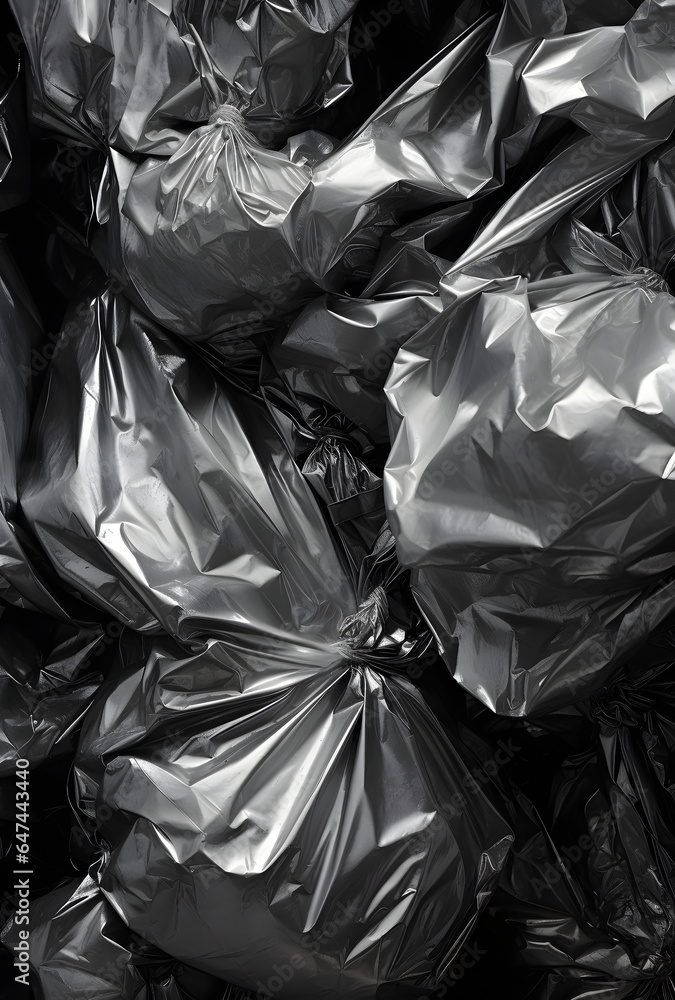 Abstract Plastic Bags