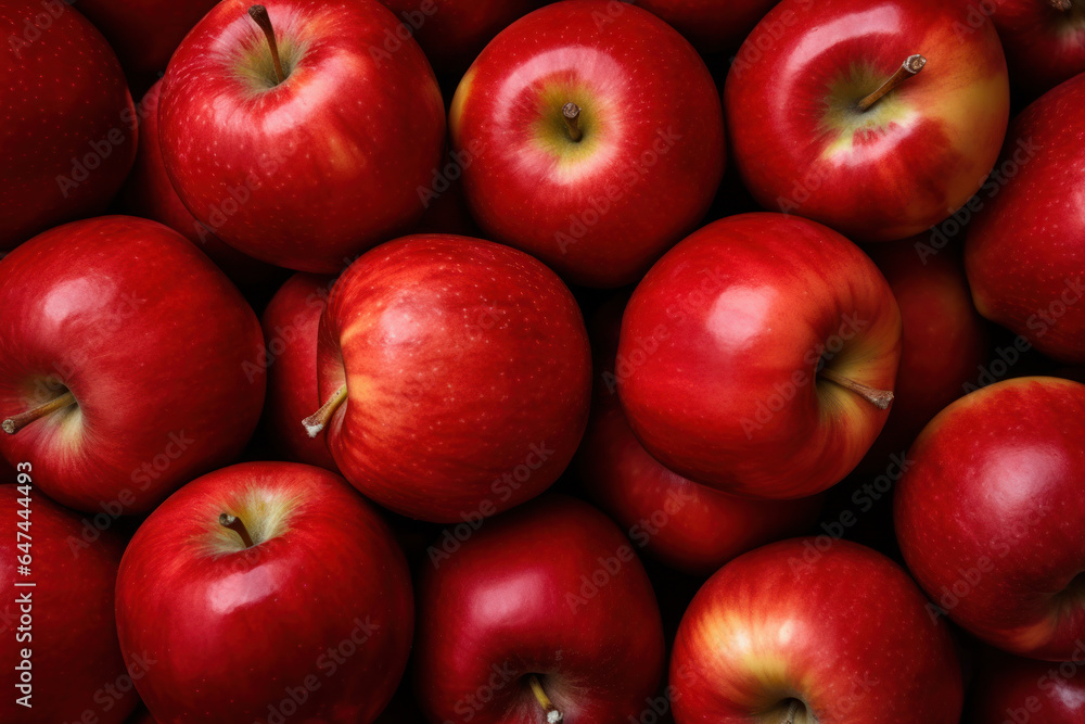 Red apples at local farmer market Red apples at local farmer market