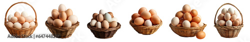 Wallpaper Mural Png Set Eggs grouped together on a transparent background Torontodigital.ca