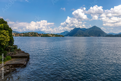 Blick über dem Lago Maggiore  von Isola Madre aus. photo