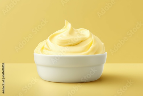 Yellowish Butter background. Milk fat organic. Generate Ai