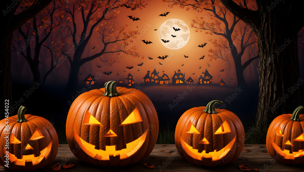 Halloween Stockphotos, Carved Pumpkin, Bats, Haunted House, Moon, October, Autumn Halloween Stockphotos, Carved Pumpkin, Bats, Haunted House, Moon, October, Autumn