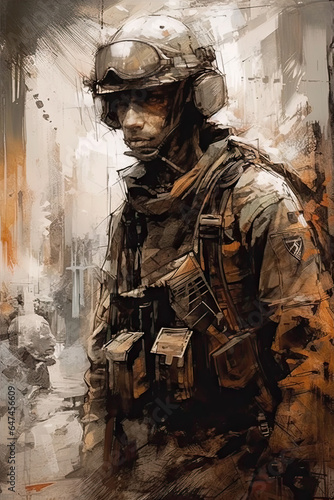 Modern Soldier stylish