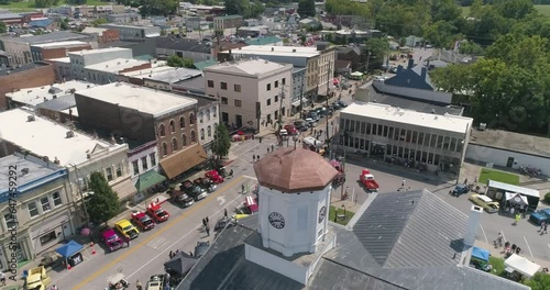 Done shot of Cynthiana KY during festival