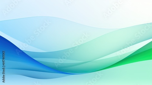 Design template of colorful waves © Left
