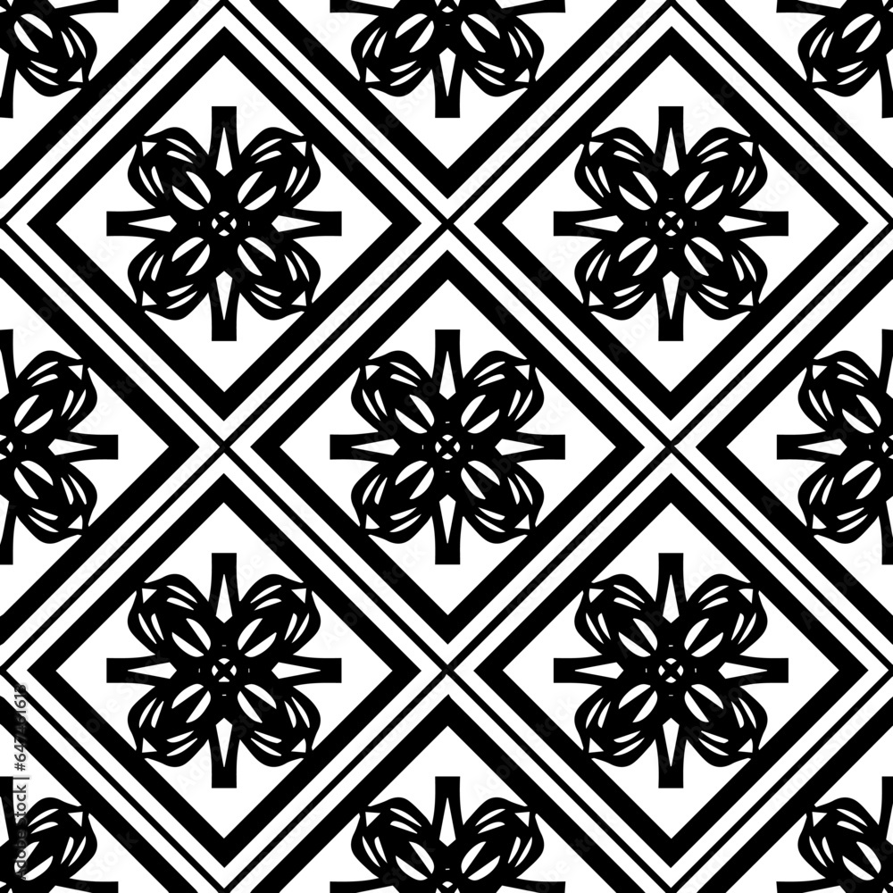 Black and white seamless pattern. Repeat pattern. Abstract background. Monochrome texture. Seamless texture for fashion, textile design, on wall paper, wrapping paper, fabrics and home decor. Black and white seamless pattern. Repeat pattern. Abstract background. Monochrome texture. Seamless texture for fashion, textile design, on wall paper, wrapping paper, fabrics and home decor.