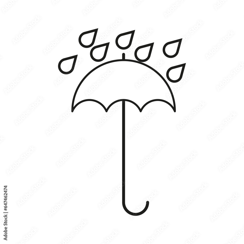 Umbrella rain icon. Vector illustration. EPS 10. Umbrella rain icon. Vector illustration. EPS 10.