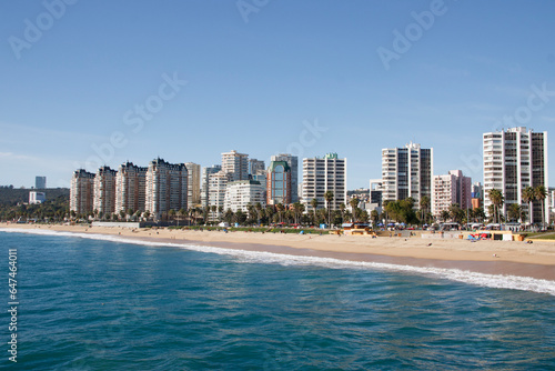 Coastline of Vinã del Mar