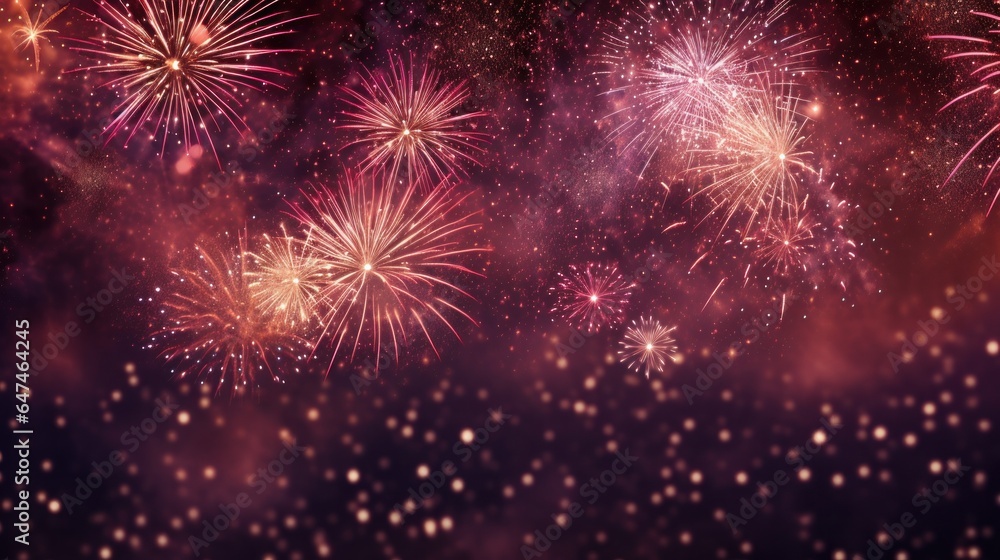 Naklejka premium Design template for firework celebration