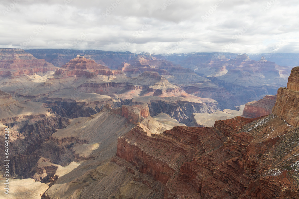 View from the South Rim at Grand Canyon National Park, Arizona, USA