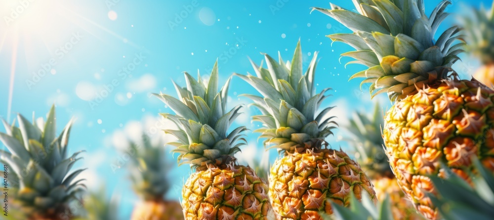Pineapples. Generative AI technology. Pineapples. Generative AI technology.