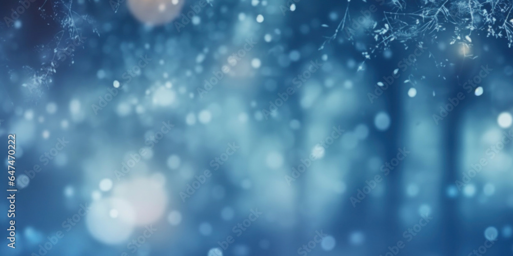 Winter beautiful glitter bokeh background Winter beautiful glitter bokeh background