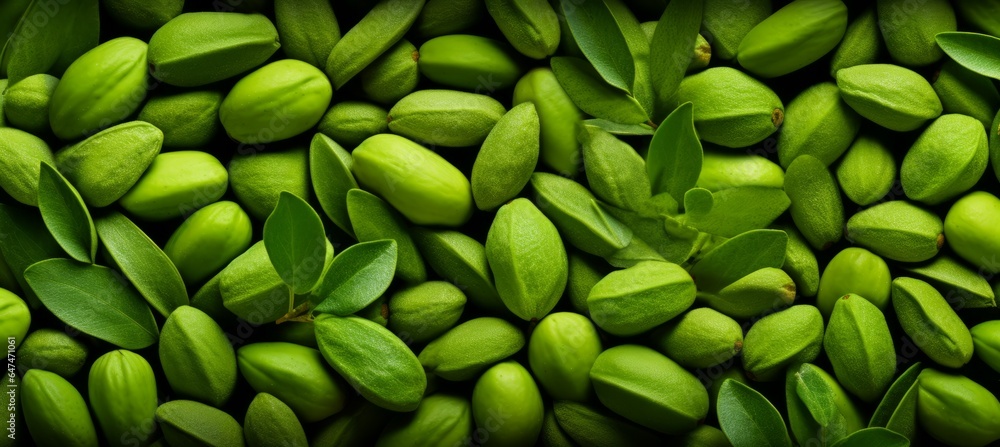 Soybean edamame texture background. Generative AI Soybean edamame texture background. Generative AI