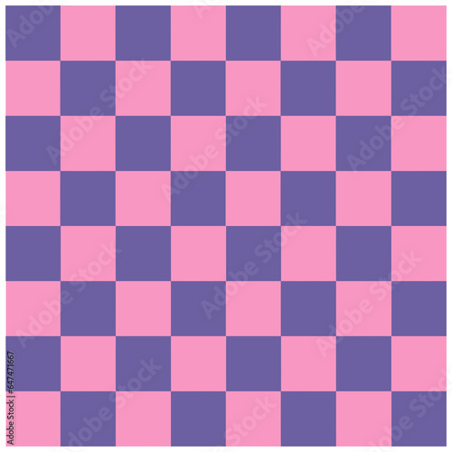 pink and white checkered 