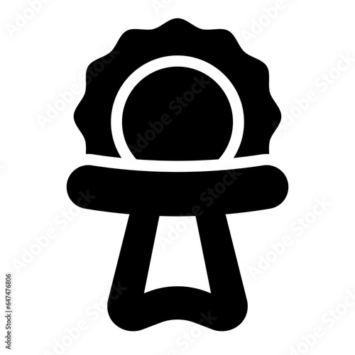 Teeter toy solid glyph icon