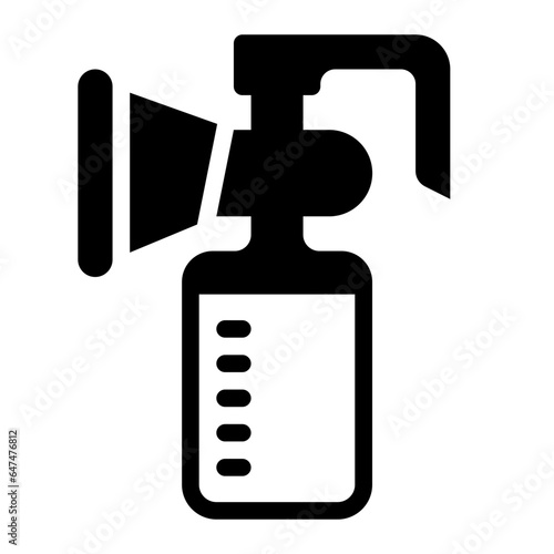 Breast Pump solid glyph icon