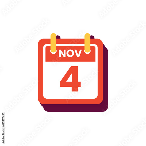 date 4 november icon