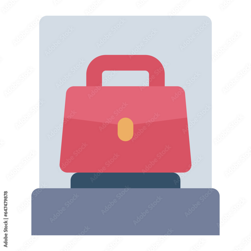 Luxury Bag flat icon Luxury Bag flat icon