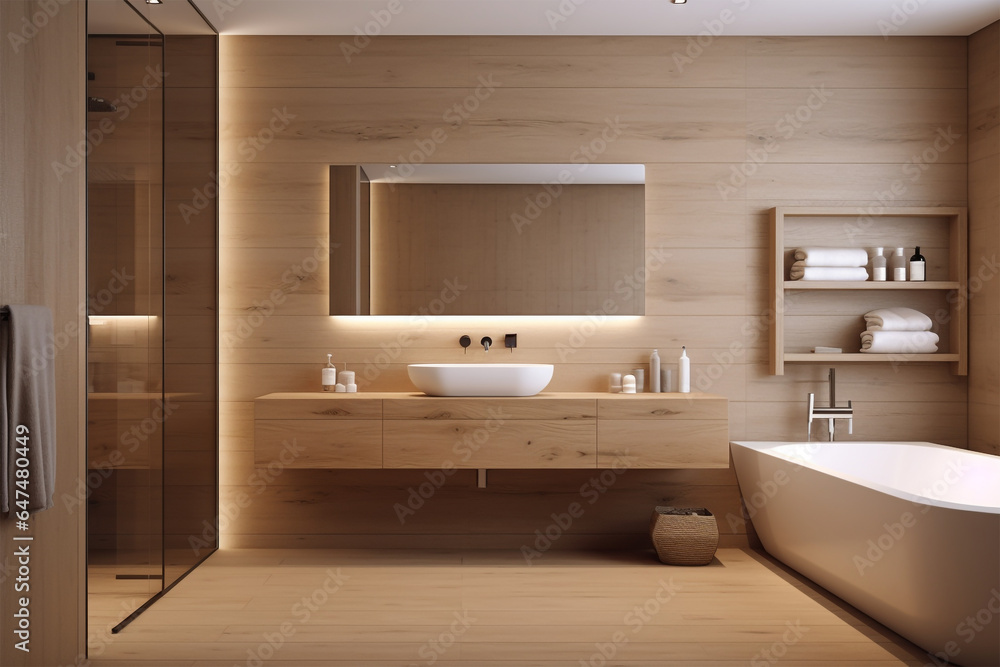 Modern Bathroom - woodn Modern Bathroom - woodn