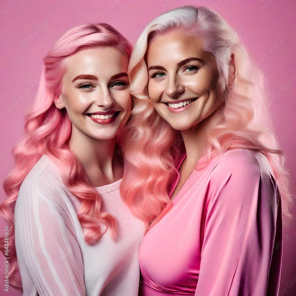 A young beautiful lesbian couple, smiling and in love. A young beautiful lesbian couple, smiling and in love.