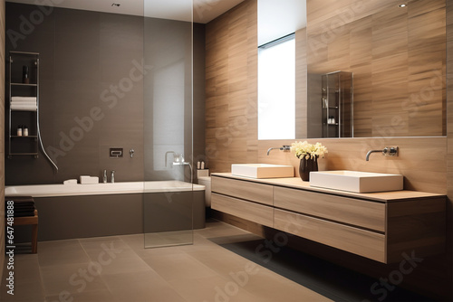 Modern Bathroom - woodn