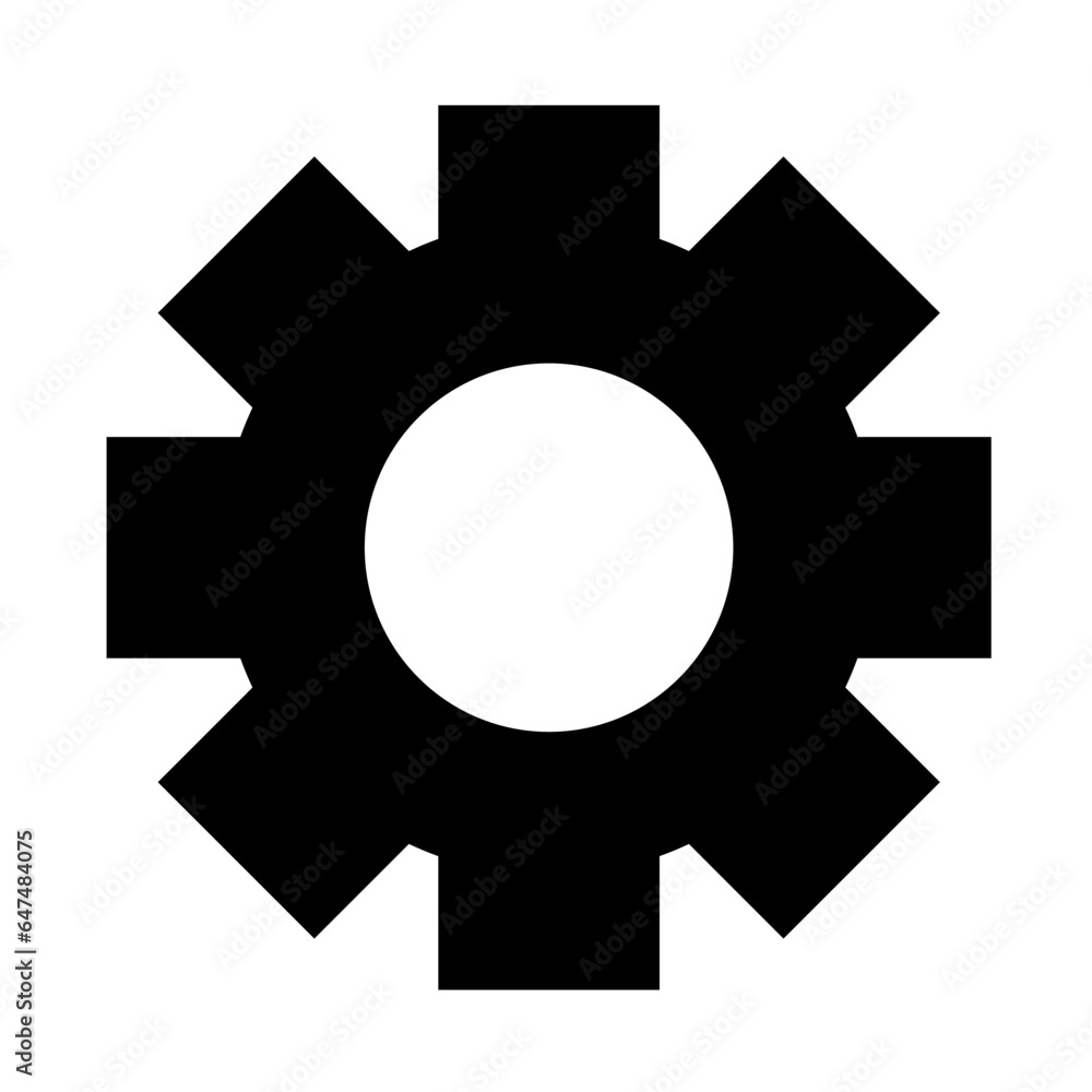 gear setting of customer service and support icon gear setting of customer service and support icon