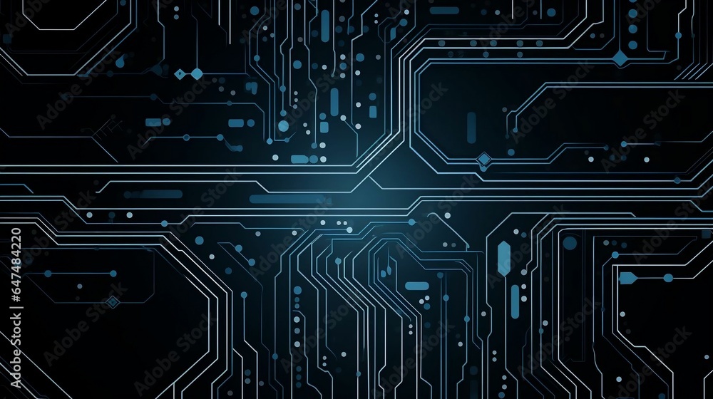 A futuristic circuit board pattern A futuristic circuit board pattern