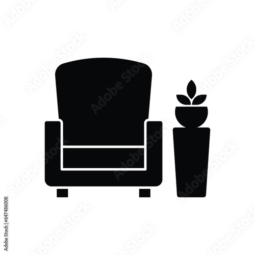House furniture interior vector. Apartment interior icon design. isolated on white background. vector illustration