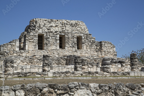 Templo De Los Guerreros, Mayapan Mayan Archaeological Site; Yucatan, Mexico photo