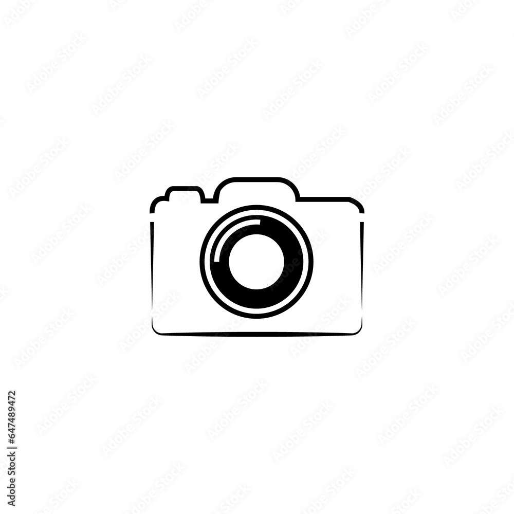 camera digital icon design template