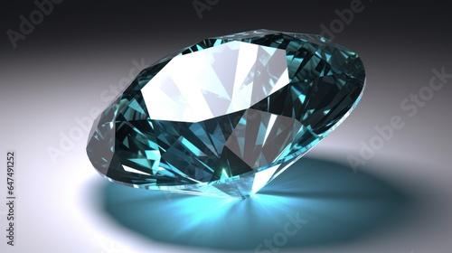 Diamonds sparkle very beautifully